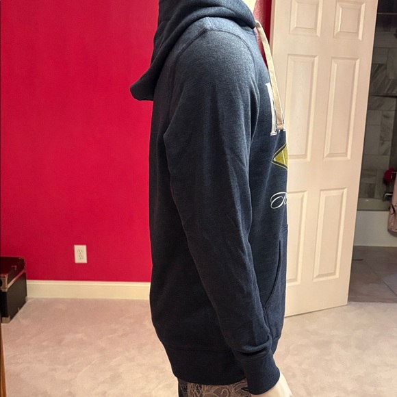 ModelCo Navy Blue Graphic Hoodie for Men - Picture 6 of 8